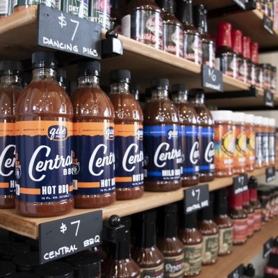 Hot sauces at Outdoor Living store in Collierville, Memphis