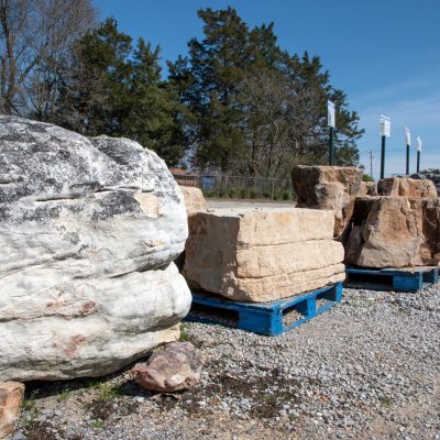 Boulders in stock for garden landscaping projects