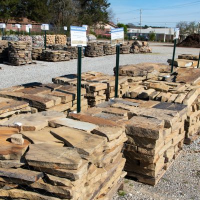 Slabs and stones for landscaping