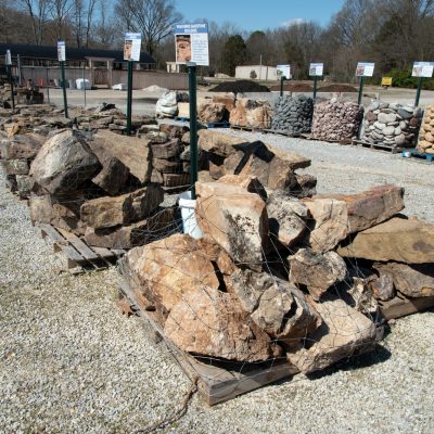 Landscaping rocks & stones at Outdoor Living store in Collierville, Memphis