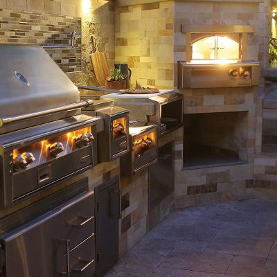 Alfresco kitchen grill for outdoor kitchen